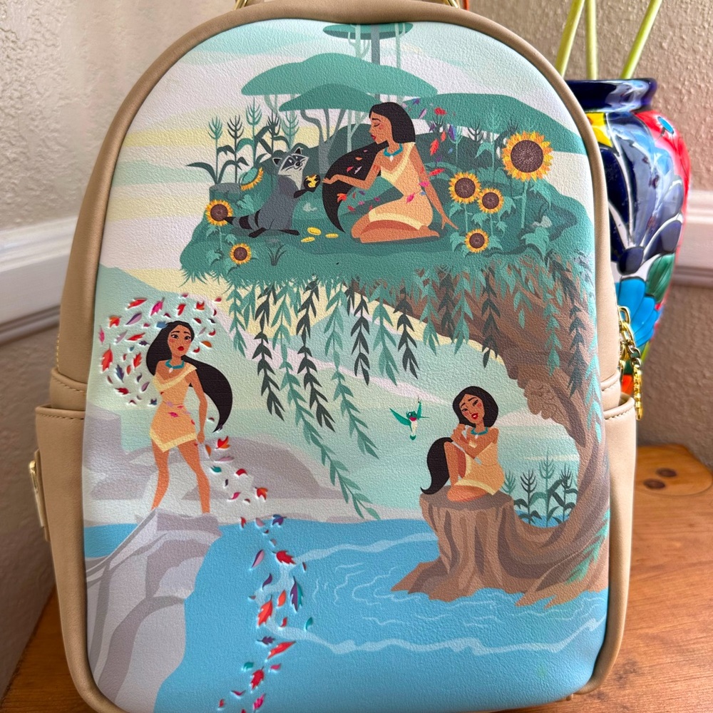 Disney Loungefly Pocahontas theme backpack